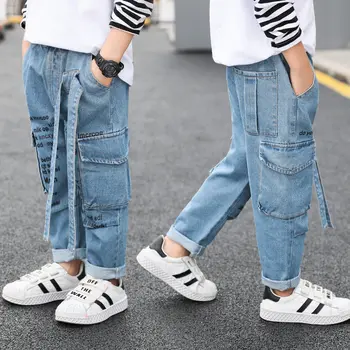 

Boy's jeans trousers Children's clothing boys jeans spring and autumn children denim pants 4 5 6 7 8 9 10 11 12 13 years old