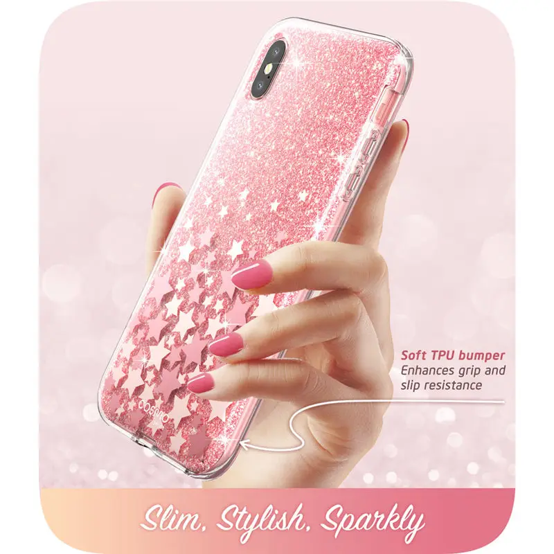 I-BLASON для iPhone Xs Max чехол 6,5 дюймов Cosmo серия полный корпус блестящий Мраморный бампер чехол со встроенной защитной пленкой