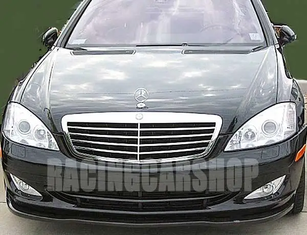 FRONT BUMPER ADD LIP SPOILER for MERCEDES W221 S-Class 2007-2013