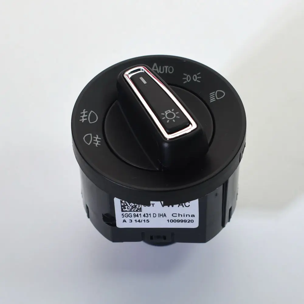 Новый автоматический хромированный переключатель фар OEM для Golf MK7 5GG 941 431 D 5GG941431D