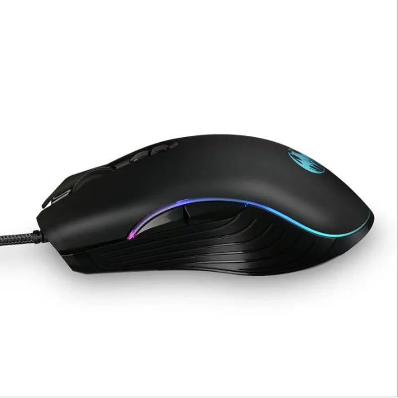 Проводная игровая мышь RGB marquee USB программируемая Макросъемка 7D 4800 dpi игровая мышь для win8 10 32 бит IOS