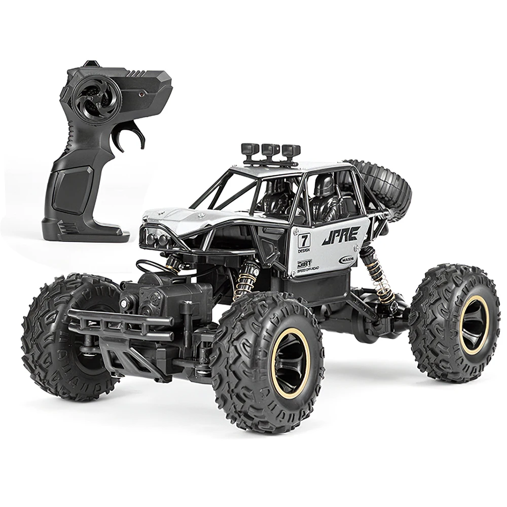 

1/16 2.4GHz 4WD RC Car Off-road Buggy Alloy Material 15Km/h High Speed RC Climbling Car RTR Remote Control Toys for Kid Beginner