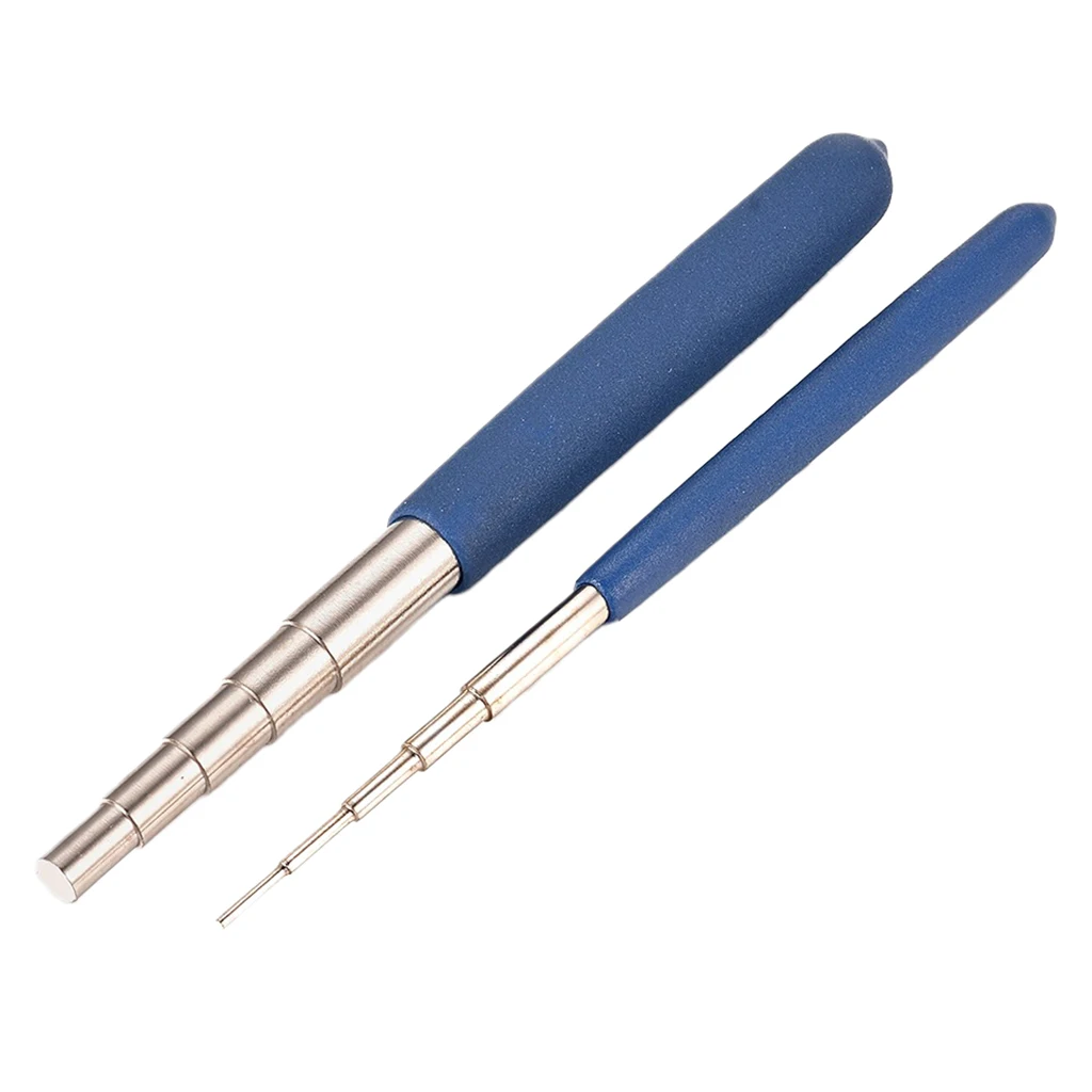 2pcs Chrome Plated Micro Coil Builder 14cm Length Wire Winding Wrapping Coiling Sticks Rods 1.5-10mm