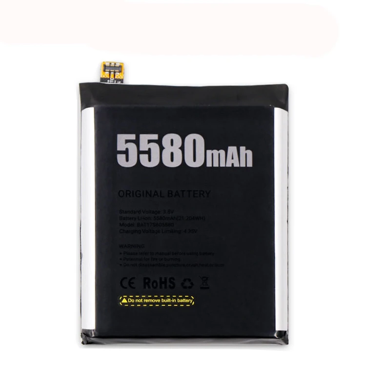 Аккумулятор DOOGEE S60 5580 мАч аккумуляторная батарея BAT17M15580 BAT17S605580 резервные батареи