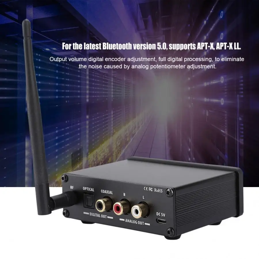 Audio Decoder New BLAD B2 Bluetooth 5 0 Mini USB DAC Audio Decoder Headphone Digital Amplifier With Amp DC 5V