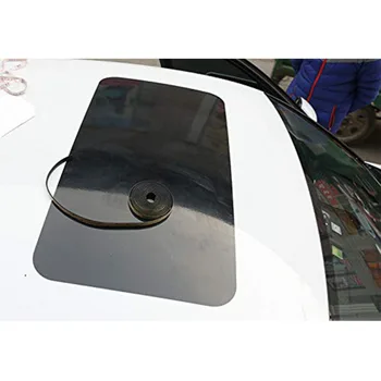 

2019 79X38cm PVC Car Roof Stickers Simulation Panoramic Solar Ceiling Protective Film Covers 3M Decorative Rubber Strip