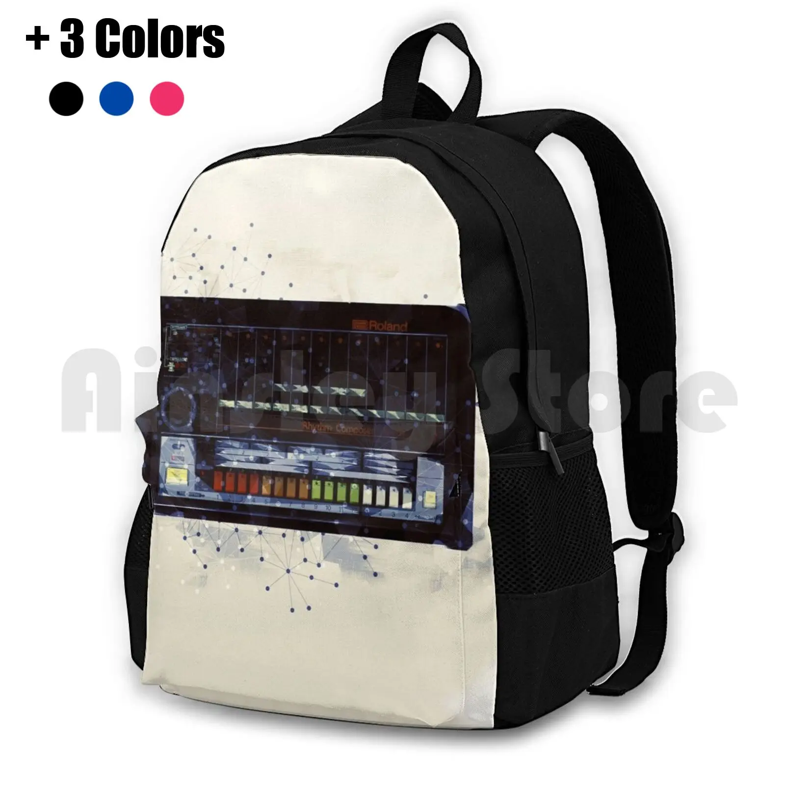 808 Drum Machine Design Astratto Zaino Da Trekking All'Aperto Equitazione Arrampicata Borsa Sportiva 808 Drummachine Beatbox Roland Tr808 Tr 808