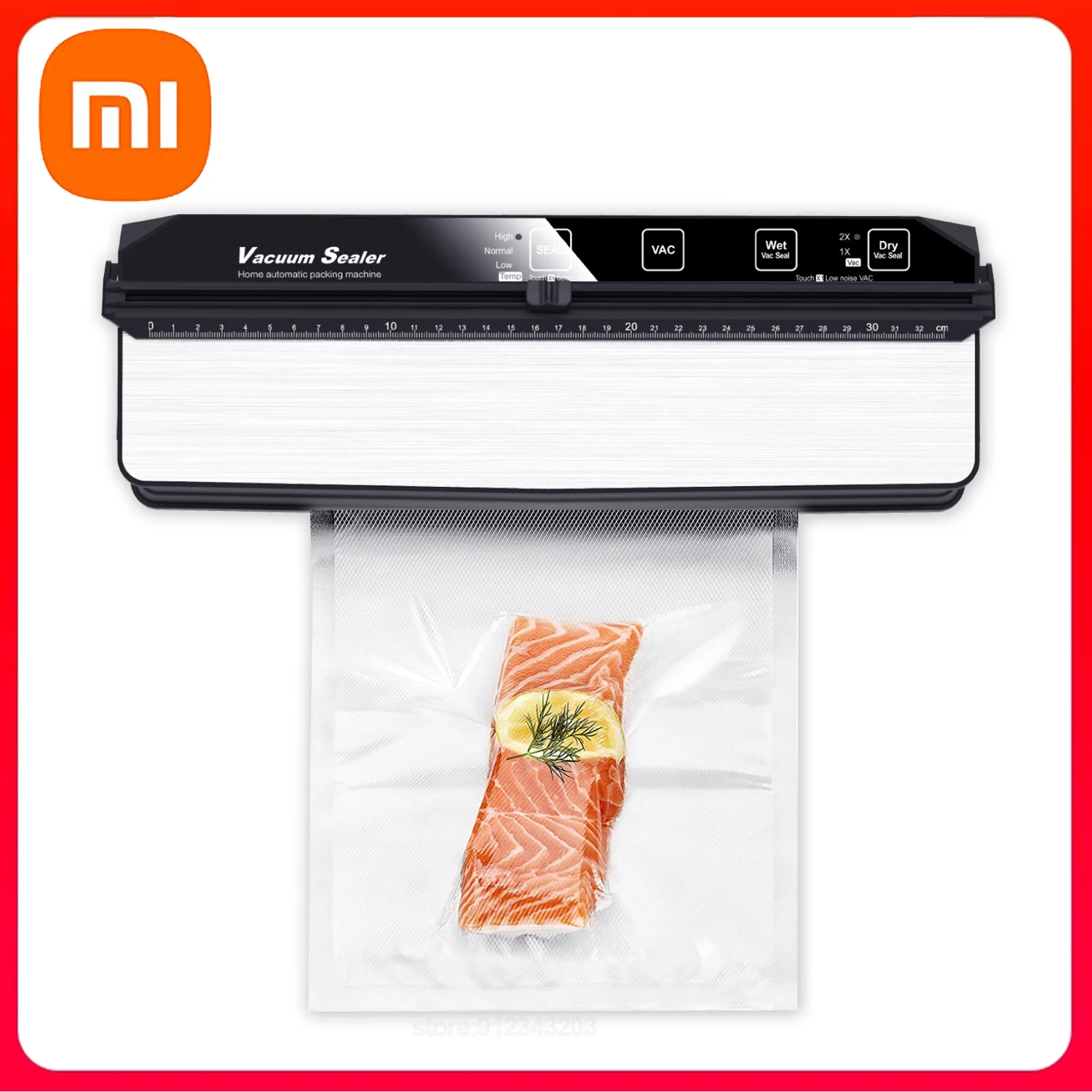 Xiaomi Mijia Vacuum Sealer Machine Automatic Food Sealer For Food