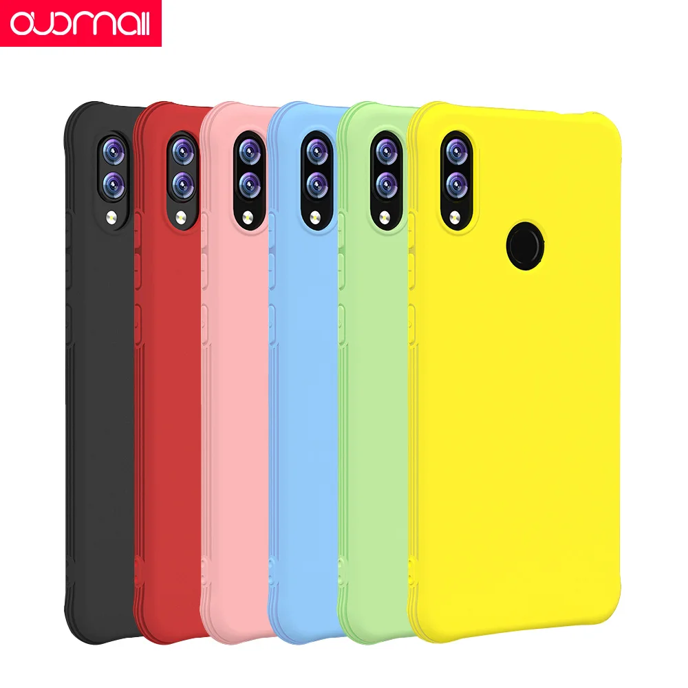 

Phone case redmi note8 note 7 s pro y3 For xiaomi cc9e 9t pro A3 Camera Protective case black Plain color Matte TPU soft Fashion