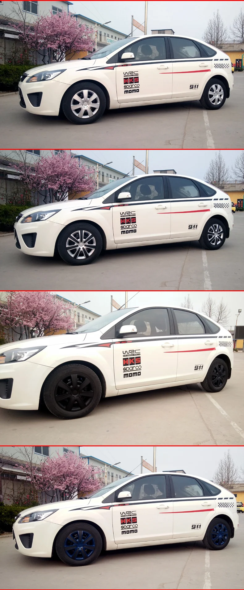 BingWins автомобильный Стайлинг 15 дюймов для Ford Fiesta/Honda подходит для железа и стального кольца Установка крышка ступицы колеса крышка