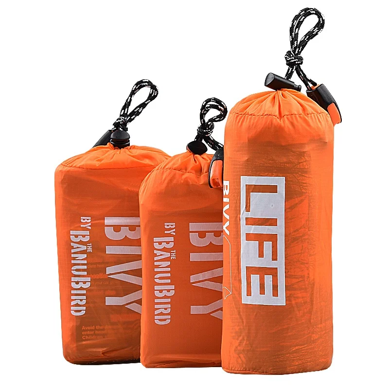 

Outdoor Life Emergency Sleeping Bag Thermal Keep Warm Waterproof Mylar First Aid Emergency Blanket Camping Survival Gear