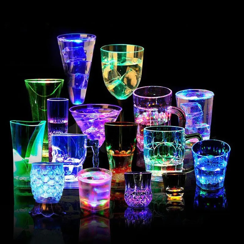 

10Pcs/lot Bottle LED Light Stickers LED Wine Bottle Glorifier Light LED Coaster Cup Mat Party Bar Club Vase Christmas Decoration