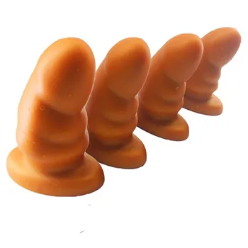 Huge Fist Strapon Anal Dildo Adult Sex Toys For Women Men Vagina Anal Butt Plug Big Penis No Vibrator Suction Cup Colon Plug 4