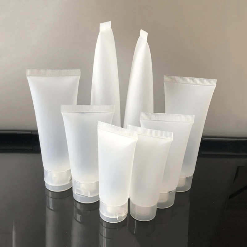 

Empty Portable Travel Tubes Squeeze Cosmetic Containers Cream Lotion Plastic Bottles Squeeze Make Up Container Refillable Bottle