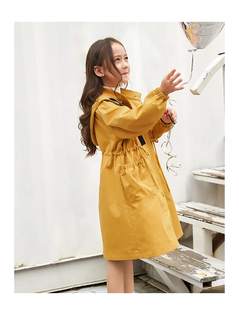 Windbreak para Moda Primavera Outono Menina Cabolsa Nova Chegada Estilo Coreano Algodão Duas Cores Longo All-match Bebê Meninas 2020 13 estilo coreano algodão duas cores longo estilo