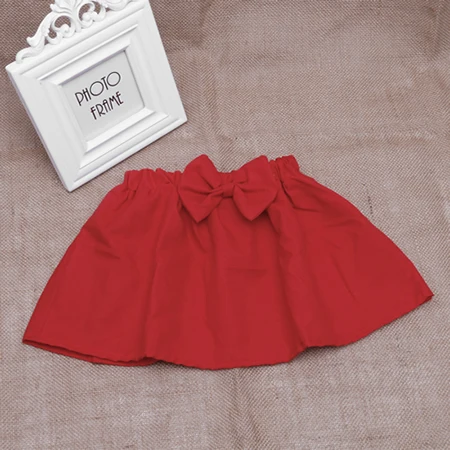 Новинка года; пышная мини-юбка-пачка для маленьких детей; милая пышная плиссированная юбка для девочек; вечерние юбки для танцев - Цвет: Red