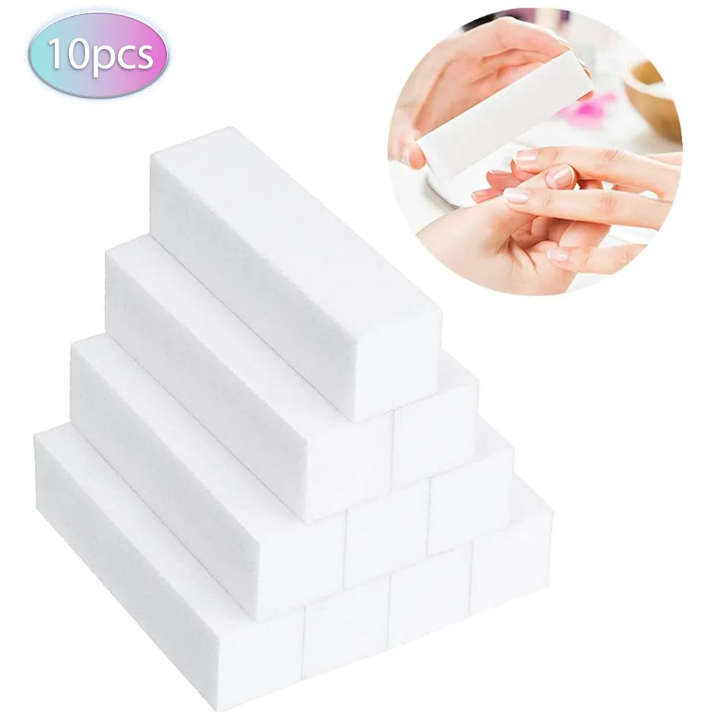 Квадратная губчатая пилка для ногтей художественная шлифовка коврик с