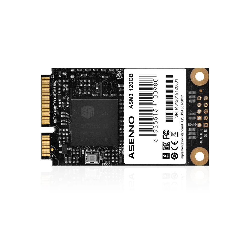 Asenno mSATA SSD 1 ТБ 120 ГБ 240 480 msata Mini SATA диск Внутренний твердотельный жесткий для