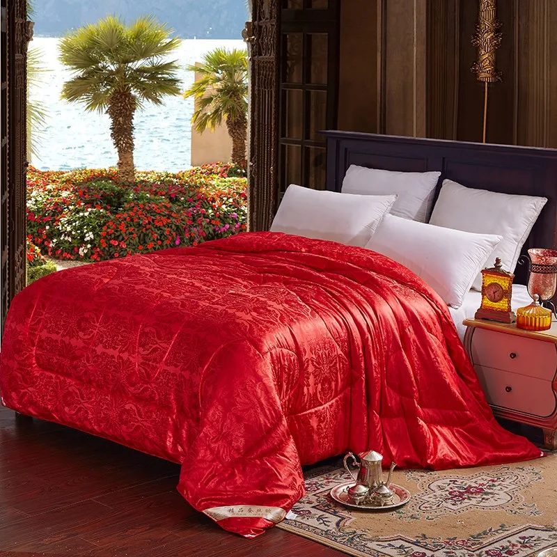 

New Style Quilt Blanket Hot Sales Winter Warm Thick Blanket/comforter High Quality Winter/summer Mulberry Silk Comforter Duvet