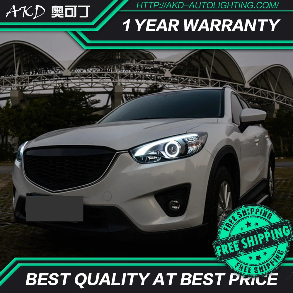 AKD тюнинг автомобильных фар для Mazda CX 5 CX5 2013 2016 светодиодные фары DRL ходовые огни Bi