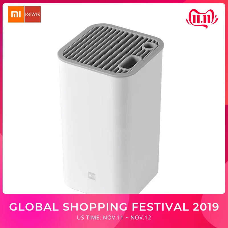 

Xiaomi HUOHOU Universal Knife Holder Countertop Knife Stand Block Organizer Kitchen Storage Container Durable Tool for Home