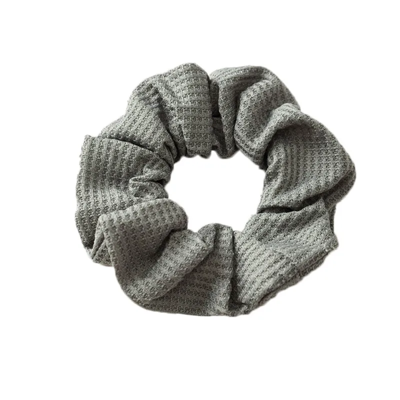 New-Gray Модные полосатые Большие резинки для волос для женщин аксессуары для волос для взрослых людей эластичные резинки для волос хвост обруч резинки для волос конский хвост держатель - Цвет: New-Gray