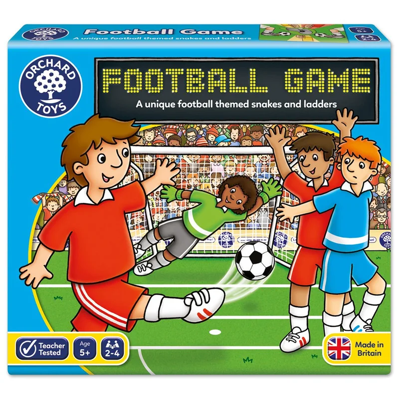 Великобритания Orchard Toys настольная игра футбольный матч-карта игра для родителей и детей Детская развивающая игрушка