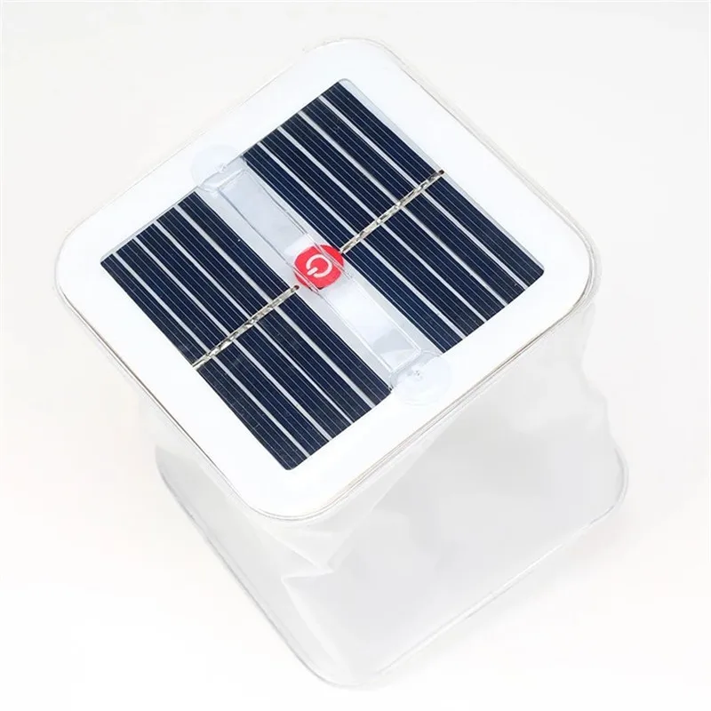 Горячая распродажа! светодиодный складной квадратный красочный светильник на солнечной батарее для кемпинга