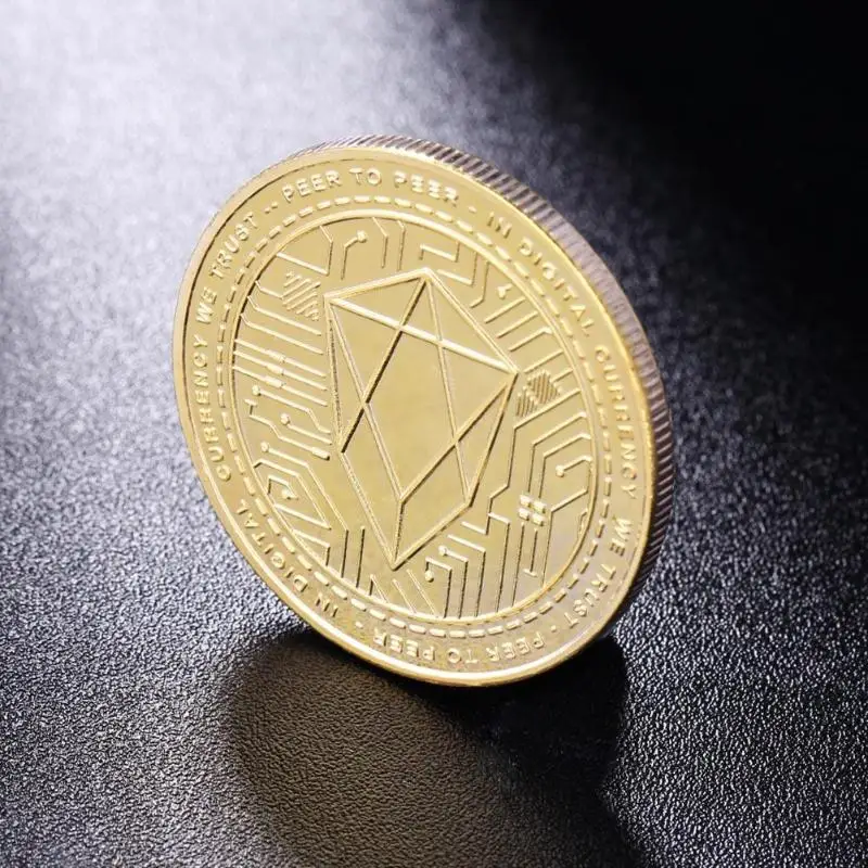 EOS грейпфрут монеты памятная монета не-валюта Биткоин искусство коллекция Туризм подарки сплав Гальваническое металлическое ремесло