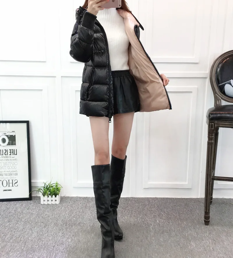 

winter coat, women's jackets on white duck down, warm down jacket, korean style, doudoune femme