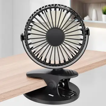 

Mini Delicate Cute Portable Fan Fan Clip Fan Desktop Outdoor Summer Travel USB Rechargeable