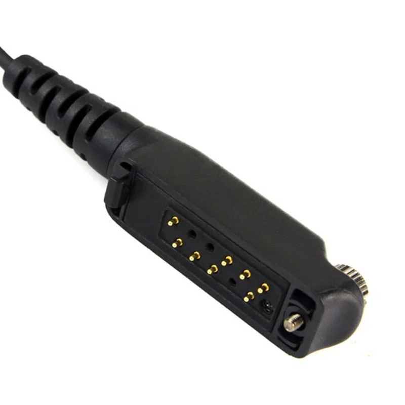 HotPTT MIC G Shape Earpiece Headset for Sepura STP8000 Walkie Talkie Ham Radio Hf Transceiver Handy C1035A