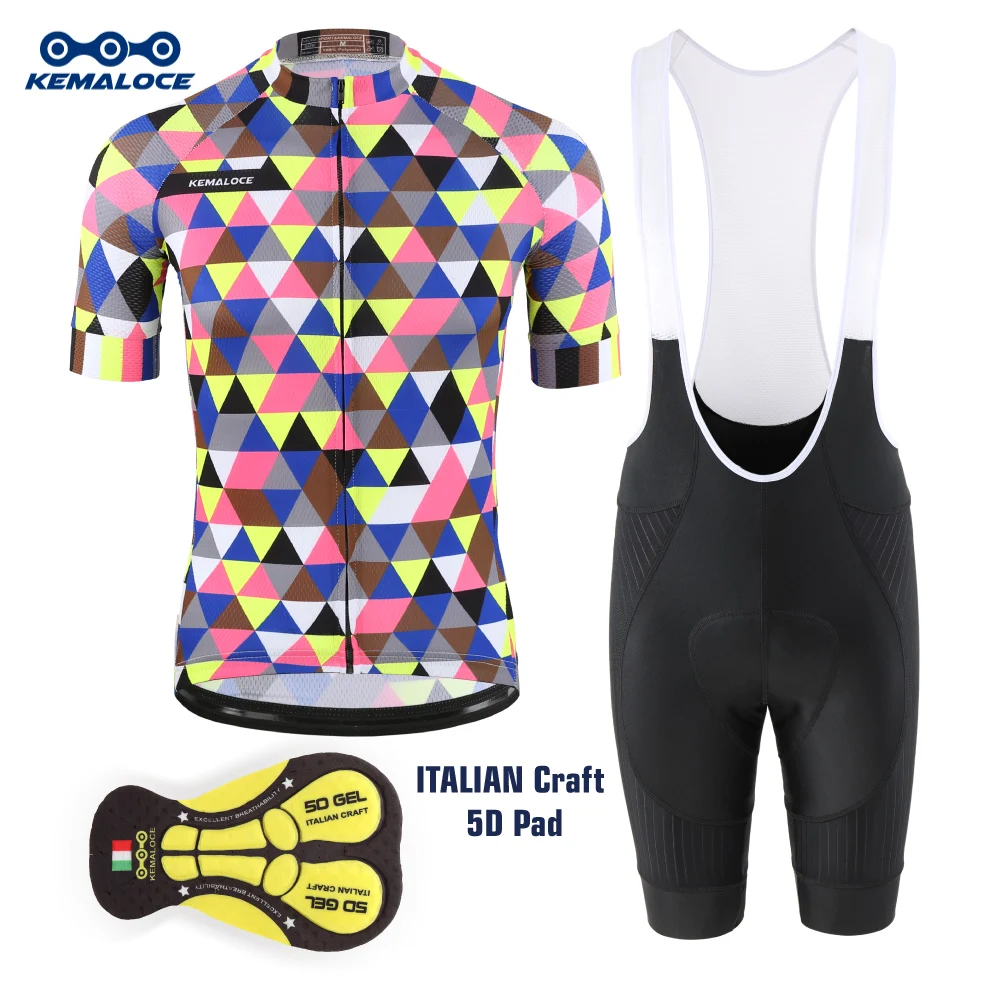 Kemaloce Fluorescence 2022 Abbigliamento Da Ciclismo Economico Kit Sportivo Nuovo Coolmax Abbigliamento Da Ciclismo Maniche Corte Tute Da Corsa A Comp