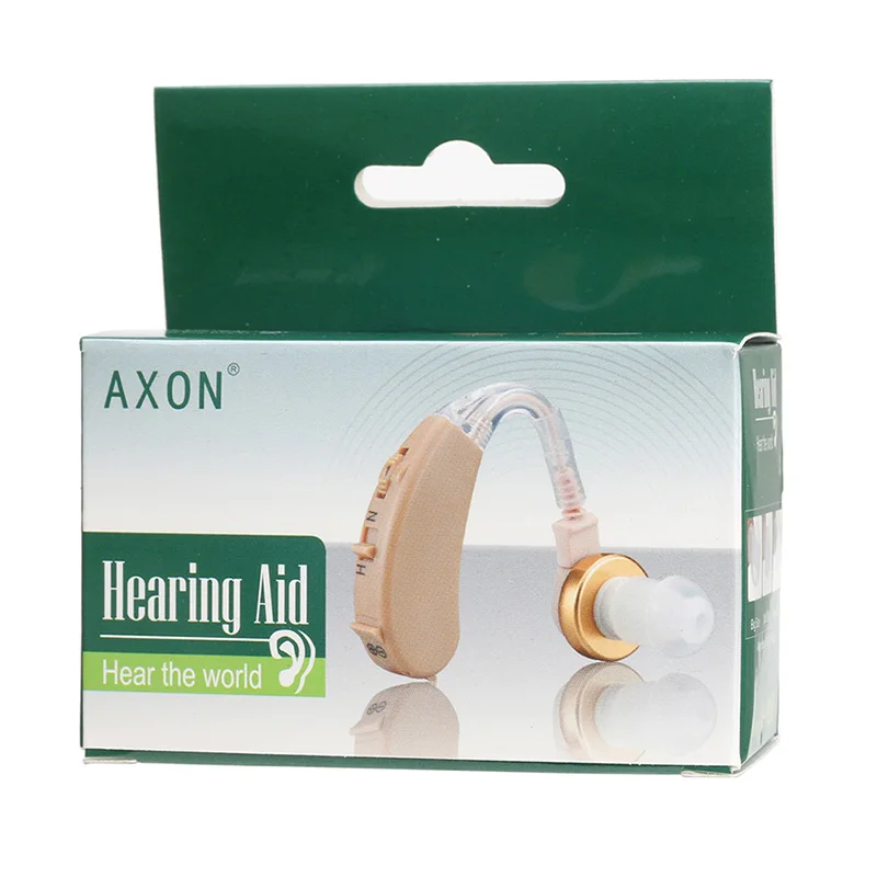 AXON V-168 мини удобный слуховой аппарат Звук Аудио Телефон голосовой усилитель для пожилых слуховой аппарат - Цвет: WIth Gift Box