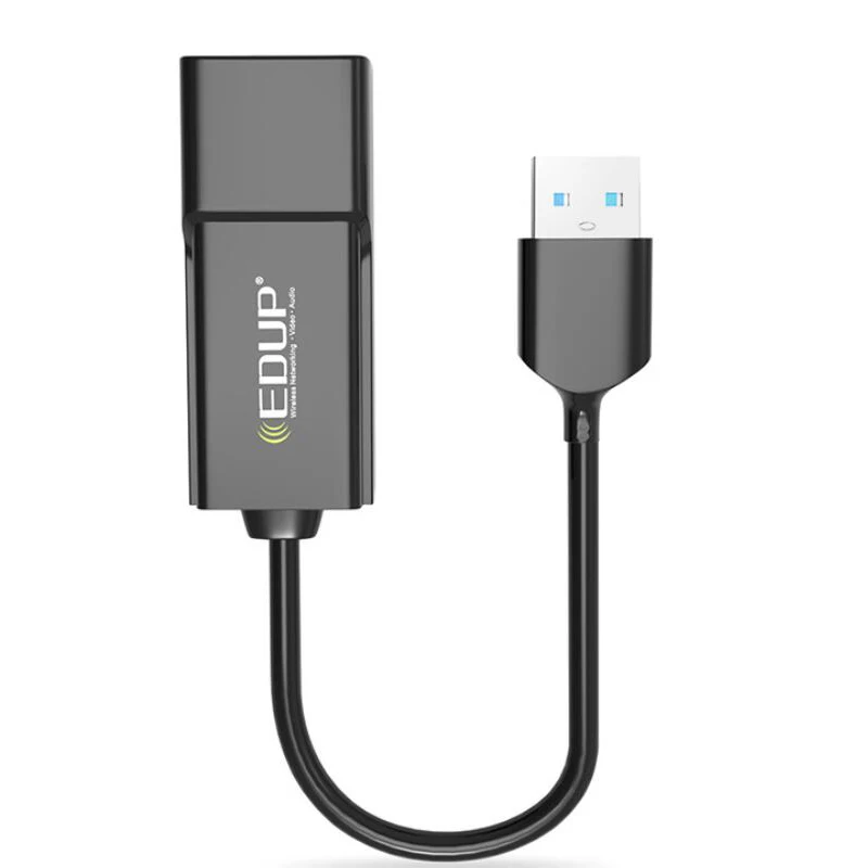 EDUP 10/100/1000 Мбит/с гигабитный USB Ethernet адаптер USB 3,0 к RJ45 Соединительная плата локальной компьютерной сети для настольного ноутбука планшета ПК