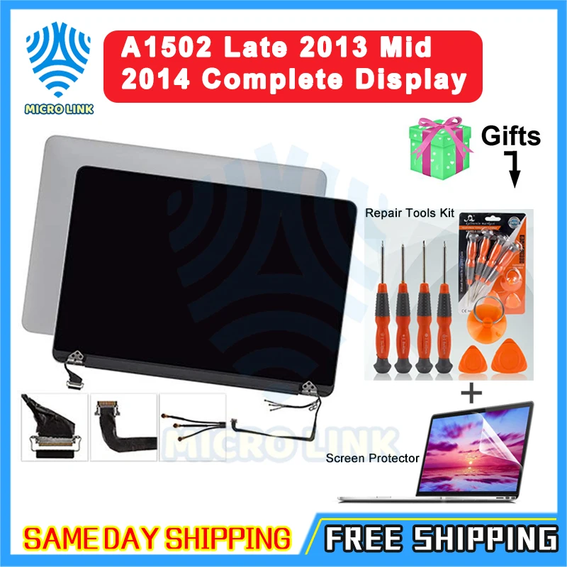 Подлинный 2013 2014 год протестированный A1502 ЖК-дисплей для Apple Macbook retina 13