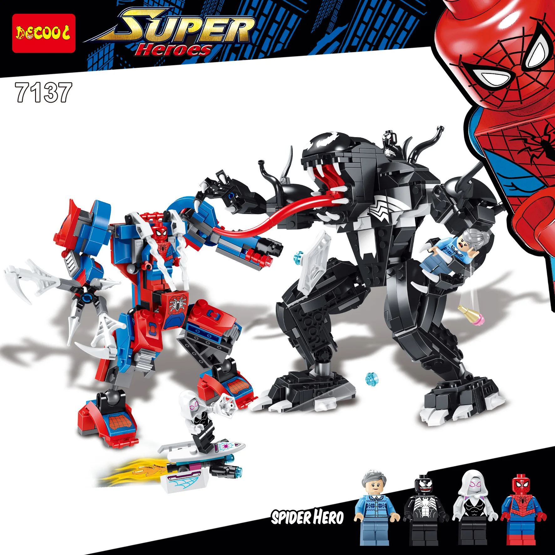 7137 678 шт. робот конструктор Модель комплект блоки Совместимые LEGO Кирпичи игрушки