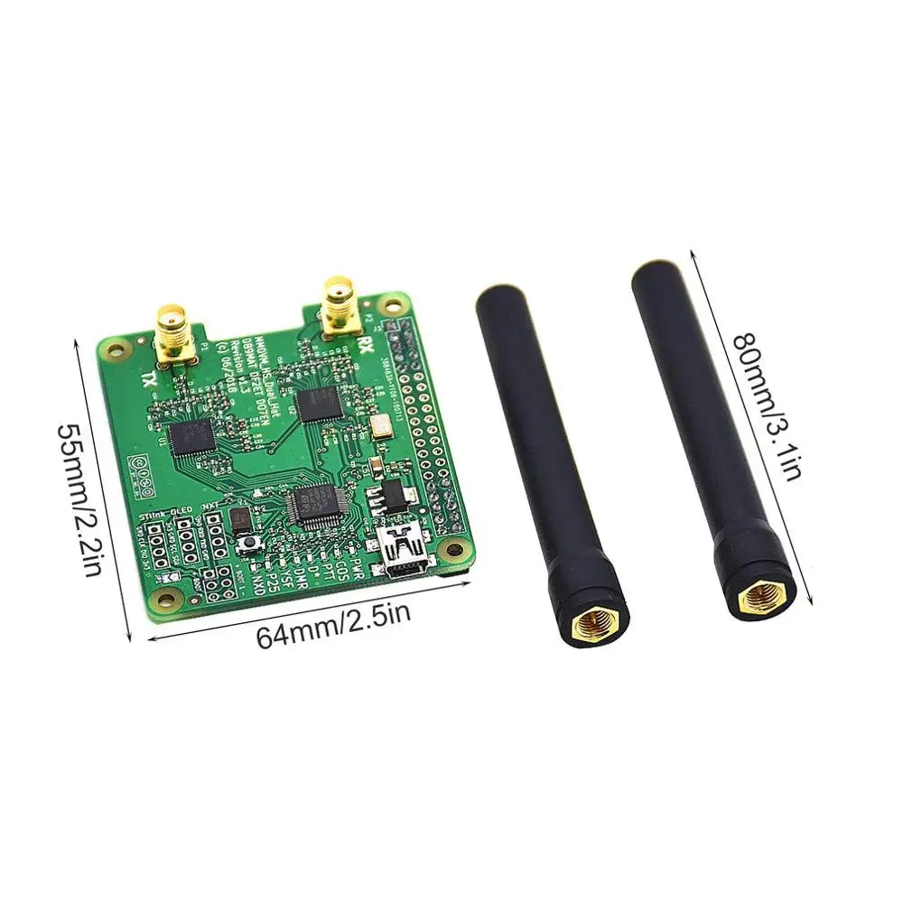 USB порт дуплексный MMDVM модуль точки доступа поддержка P25 DMR ycf OLED для Raspberry Pi с 2 шт антенной Rev 1,2