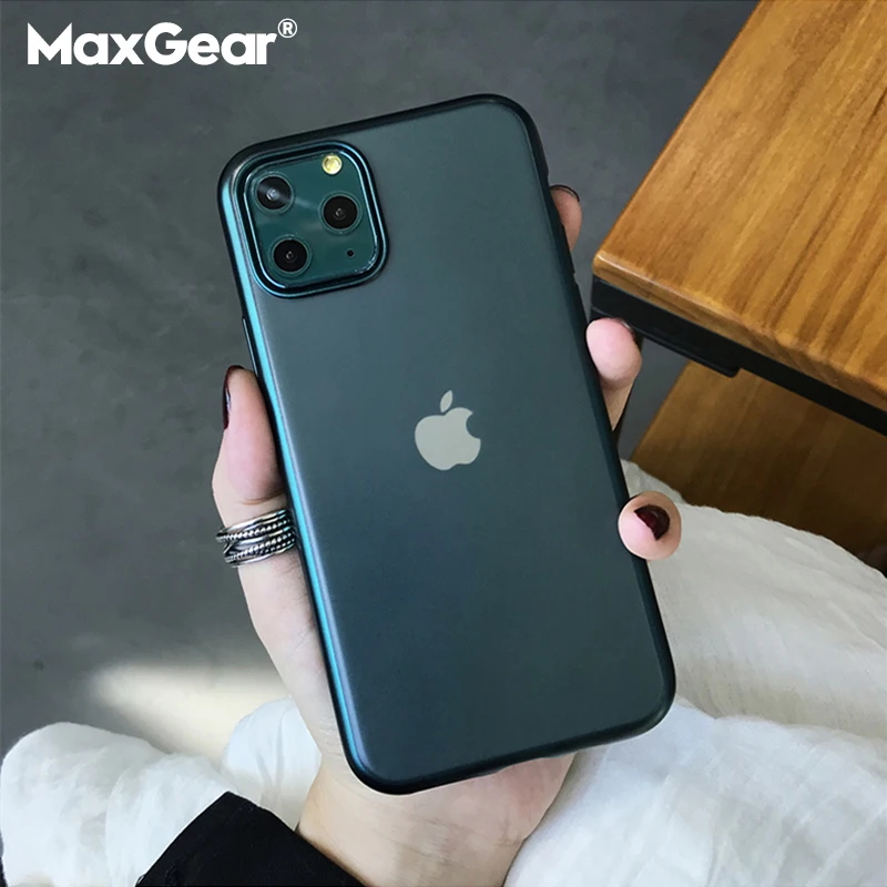 Plating Matte Case for iPhone 11 Pro Max Shockproof Transparent Phone back Soft Cover 6 6S 7 8 Plus 7p X XR XS | Мобильные телефоны
