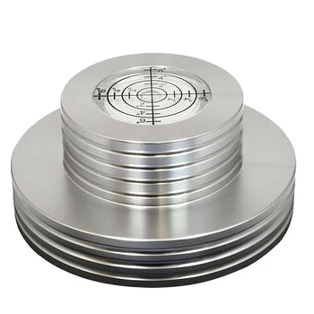 

Replacement Stable Stabilizer Low Noise For Disc Turntable With Bubble Level Accessories Universal Aluminium Measuring