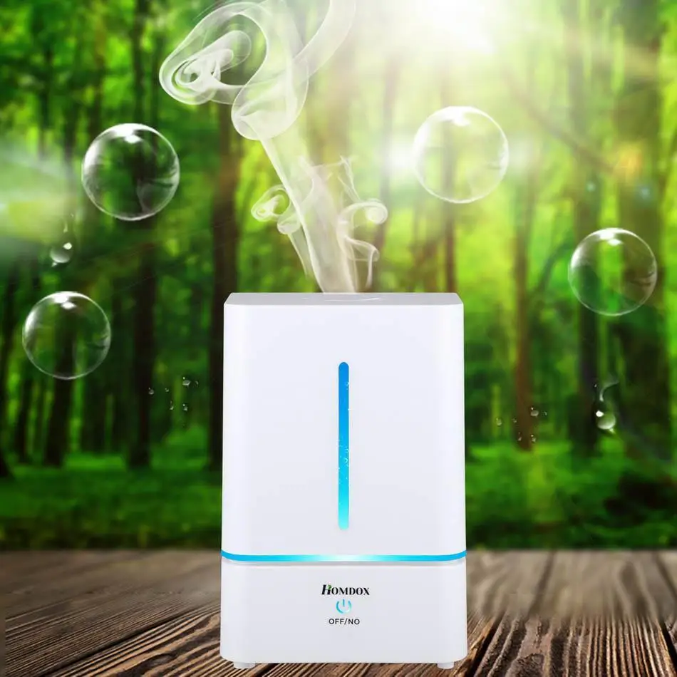

Ultrasonic 4L Germ Free Cool Moisture Yes Mist Humidifier Square White Aromatherapy 1 x Aurora Light Purification