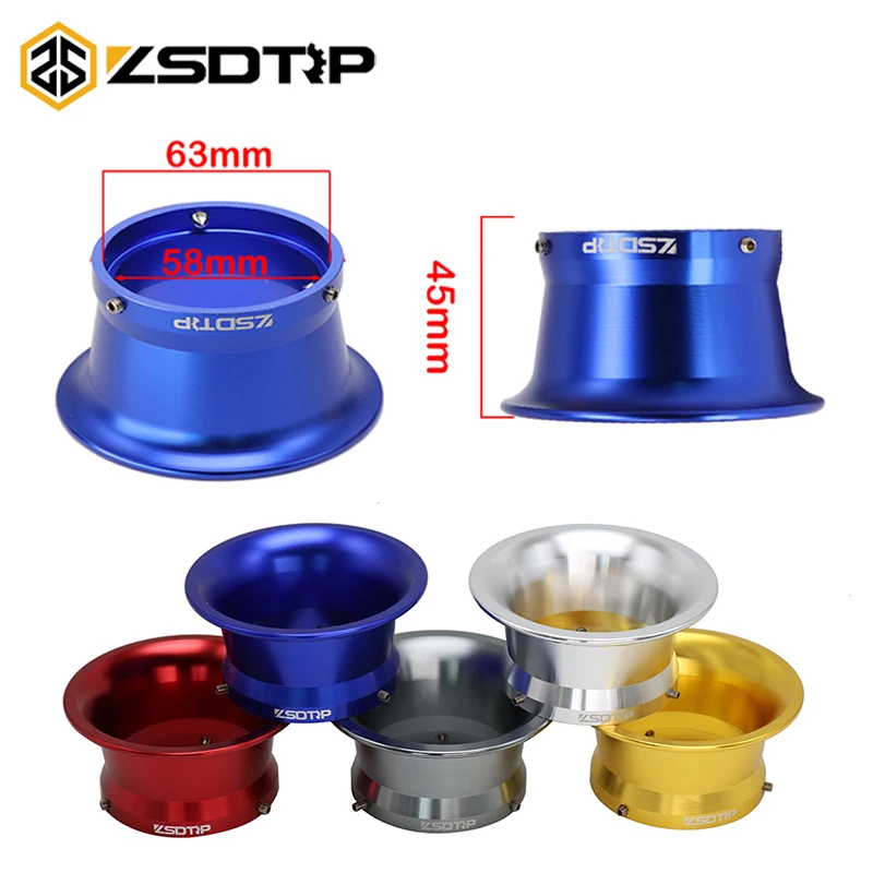 ZSDTRP 63mm Motorcycle Modified Carburetor Air Filter Cup The Wind Cup Horn Cup for PWK Keihin