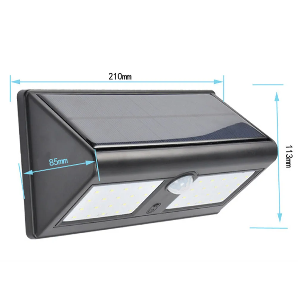 Wireless Wall Mounted Garden Solar Light Weatherproof Street 40 LEDs Super Bright Step Security Motion Sensor Pathway Outdoor