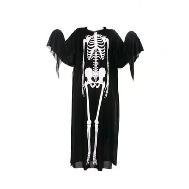 Halloween Costume Skull Clothes Mask Fancy Bloody Dress gloves scary witch Easter Fools' day Funny party demon set