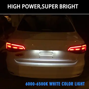 

LED License plate light Tag Black 90 * 50mm DC 12V 2pcs White Iron + Plastic