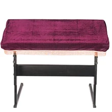 Универсальная школьная сумка для хранения музыкальных инструментов, чехол для электрического пианино, 88/61 ключей, инструмент, плюш, кисточка, аксессуары для дома, защита от пыли