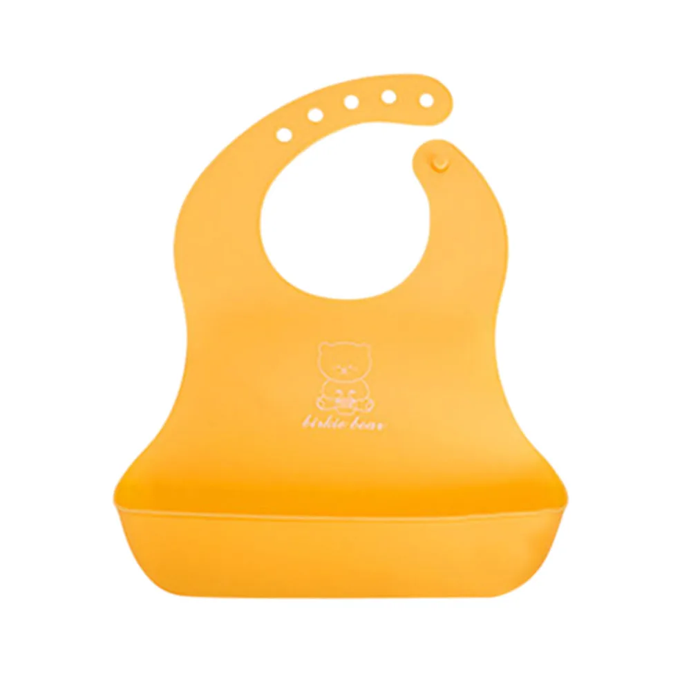 Adjustable Baby Bibs soft bib waterproof antifouling eating bib Silicone Waterproof Bib Baby Boys Girls Bandana Bibs