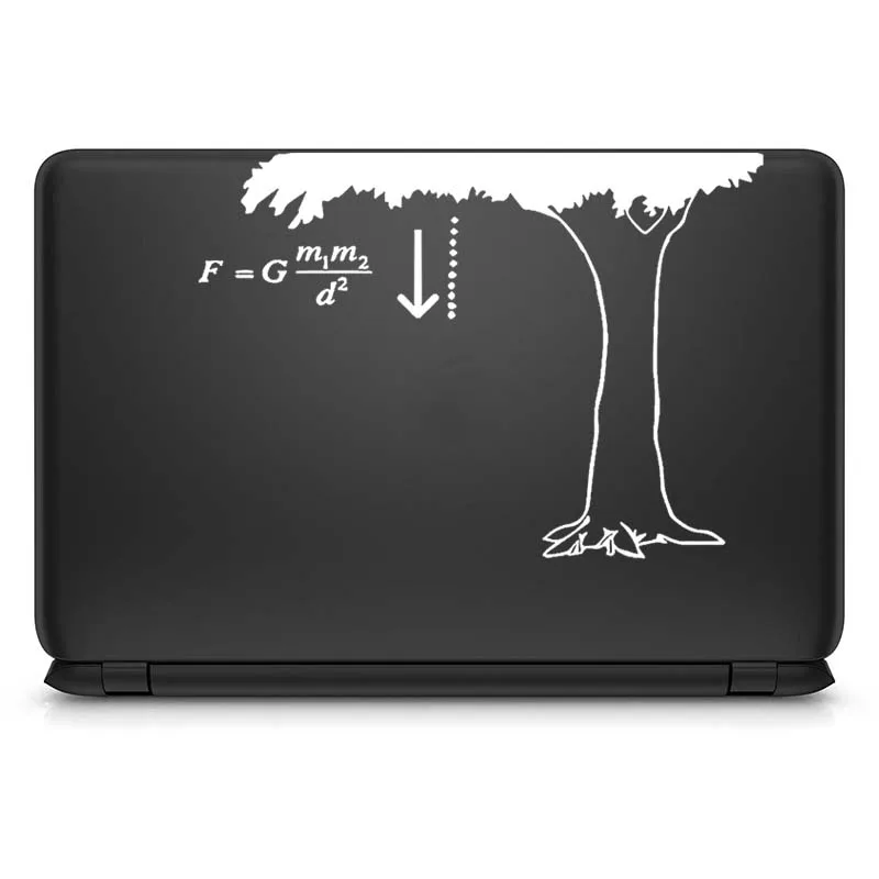 ニュートン法の重力ユーモアラップデカールアップルのmacbook air 13 