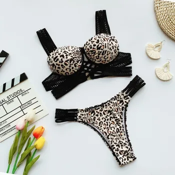 

Underwired Push Up Bikini Set 2020 New Summer Swimsuit Vintage Womens Swimwear Two Piece Swimming Suit Lady Bathing Suits