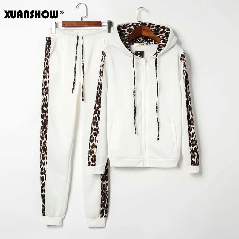 XUANSHOW осень зима Горячие продажи женщины Повседневная Спортивная одежда